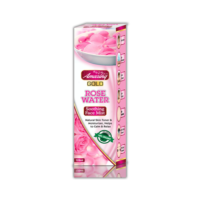 Amazing Gold Rose Water Spray - Soothing face Mist & Natural Toner